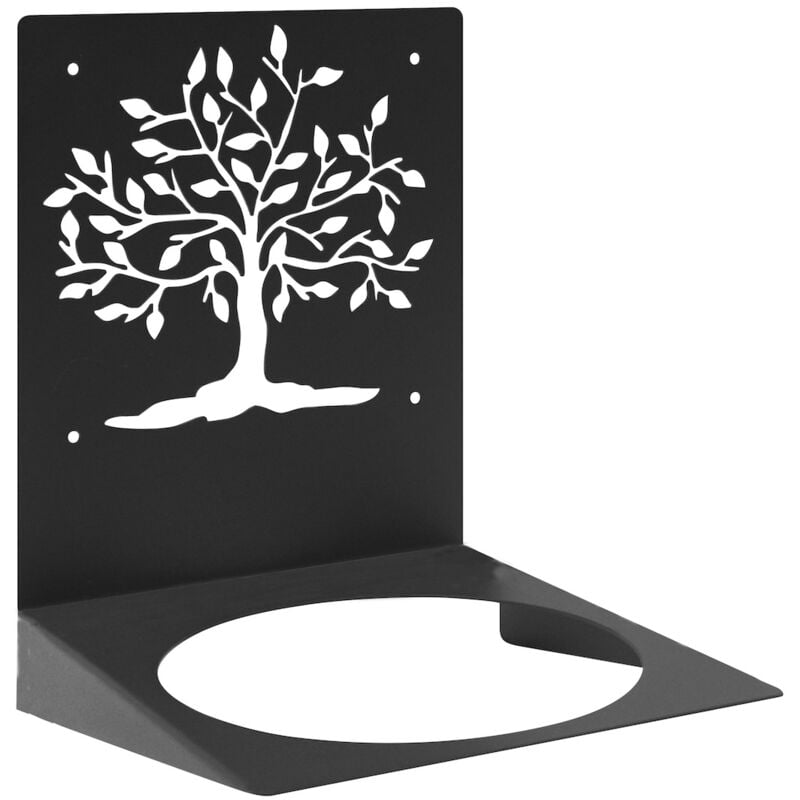 Applique végétale - modèle Arbre de vie - pour pot Ø15 cm - anthracite - Louis Moulin
