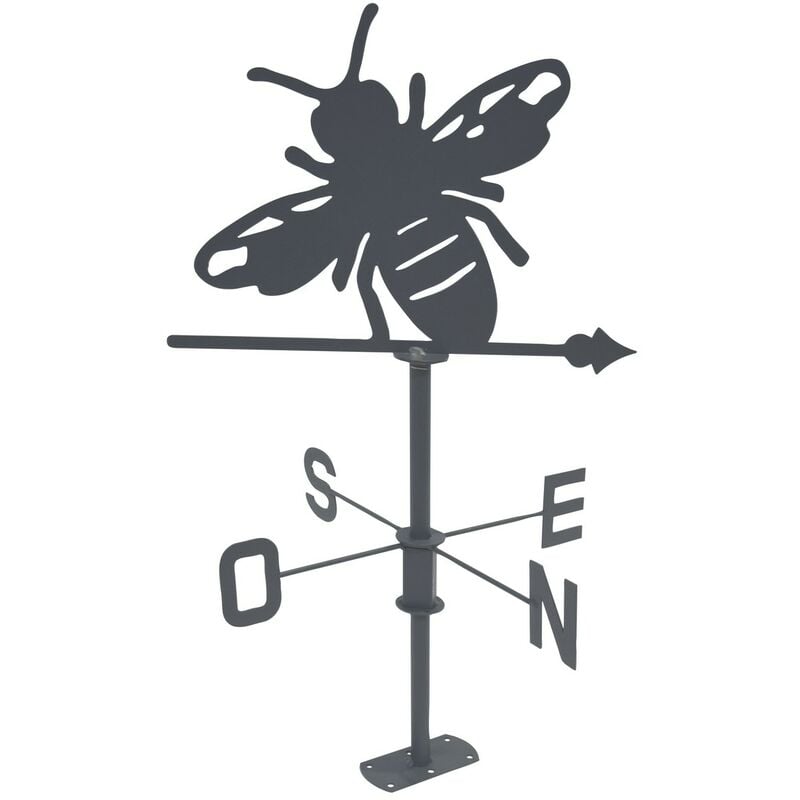 Girouette Abeille - 45x74 cm - anthracite - Louis Moulin
