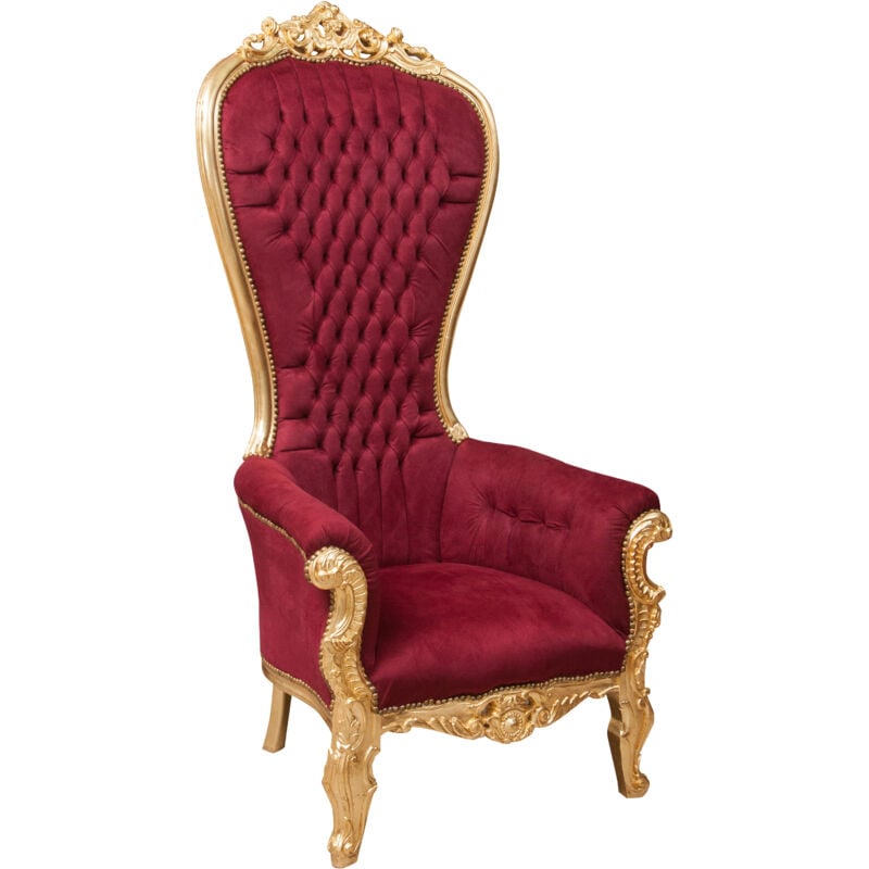 Louis XIV French style solid beech wood made armchair