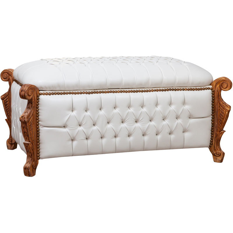 Louis xvi French trunk in solid beech wood