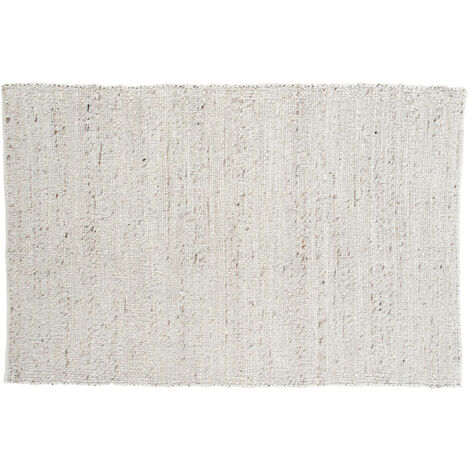 Loump tapis 300x200 cm laine beige, blanc.