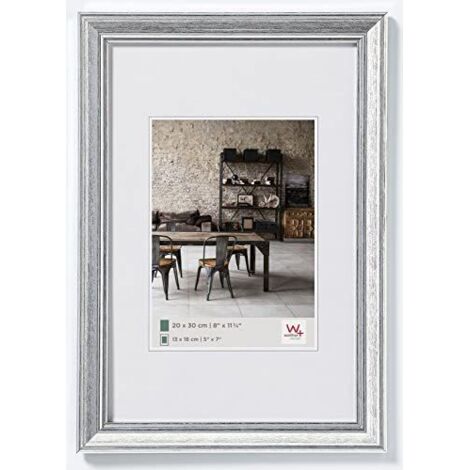 Lounge Designrahmen 30x40 cm SILBER