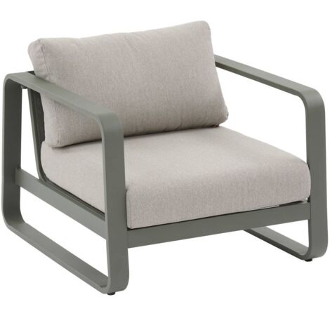 Lounge-Sessel Domilly lorbeergrün - Hespéride