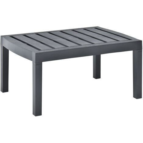 main image of "Lounge Table Anthracite 78x55x38 cm Plastic"