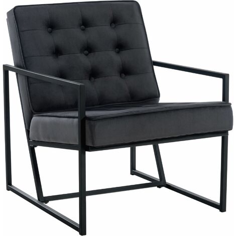 Lounger Avon Samt grau