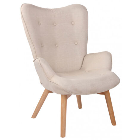 Lounger Durham Stoff creme
