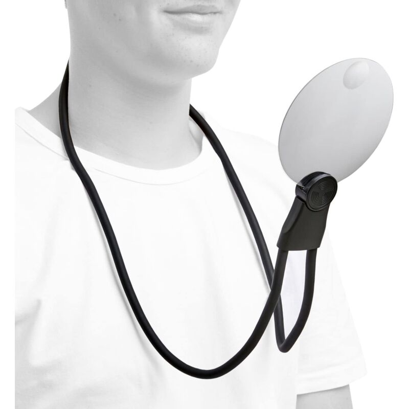 Shining House - Loupe 3 en 1 loupe Tour de Cou loupe Mains Libres loupe sur Pied loupe de Table loupe 360230240mm