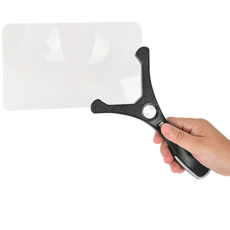 Loupe 3,5X pour la lecture, large zone de vision portable