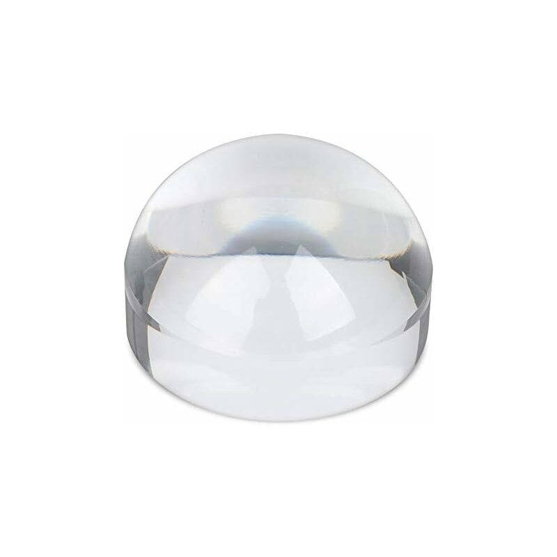 Loupe 6X, Loupe Dôme 3,07 Pouces 78 Mm, Loupe de Lecture Optique en Acrylique, pour Les Personnes âgées Petits Caractères Fins, Journal, Bible,