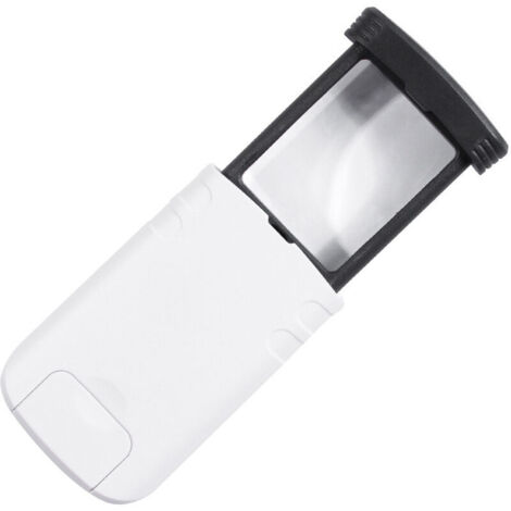 loupe à éclairage LED asphérique avec housse coulissante protectrice
