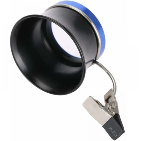 Loupe à lunettes à pince 10x, loupe professionnelle en aluminium pour mécaniciens, horlogers, photographes et bijoutiers.