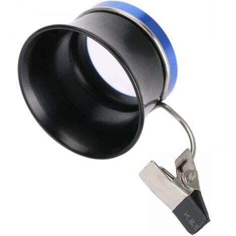 Loupe à lunettes à pince 10x, loupe professionnelle en aluminium pour mécaniciens, horlogers, photographes et bijoutiers.