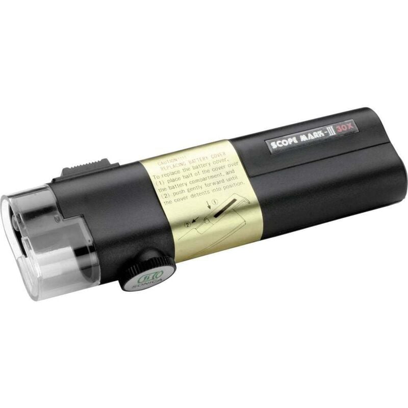 Alcron Loupe à main avec éclairage Grossissement: 30 x noir - Ideal Tek