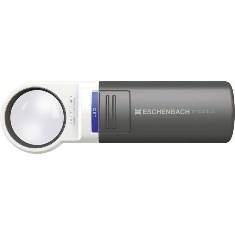 Eschenbach 151141 Loupe à main avec éclairage LED Grossissement: 4 x Lentille: (Ø) 60 mm C58862