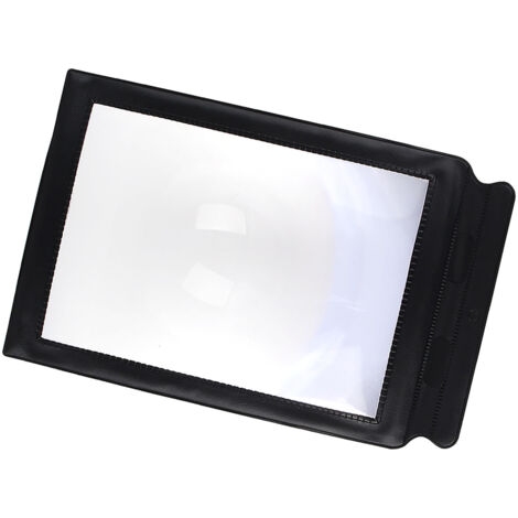 Loupe A4 pleine page grossissante x3, grande loupe pour la lecture, lentille en PVC