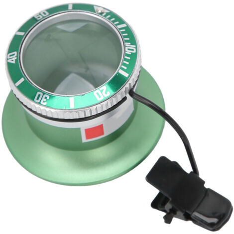 Loupe de bijoutier 10X avec pince pour réparation de montres et micro-soudure