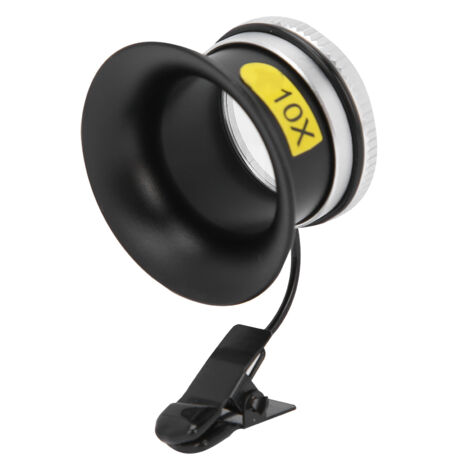 Loupe de Bijoutier 10x en Métal, Loupe de Précision pour Bijoux et Montres, Outil de Grossissement Professionnel