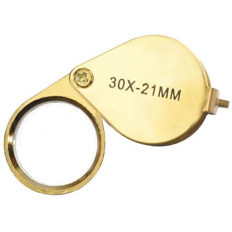 Loupe de bijoutier, loupe à lentille en verre, loupe pour le travail à domicile