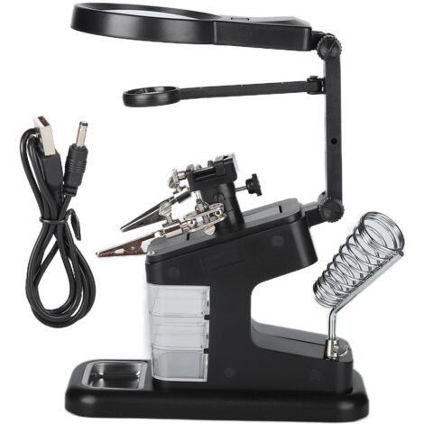 Loupe de Bureau avec 10 LED – TH‑7026 – Amélioration des Diagnostics Précision pour Travaux de Micro-Assemblage et Réparation