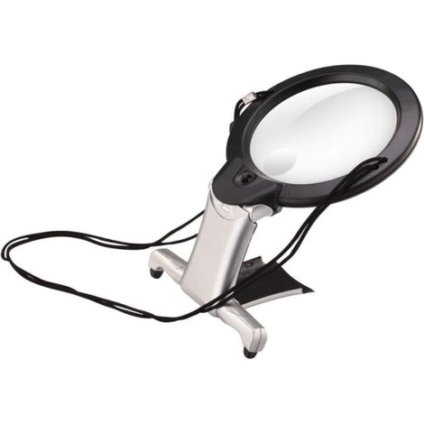 Loupe de lecture, loupe d'éclairage, loupe mains libres, grande loupe LED, lentilles d'éclairage pour personnes âgées