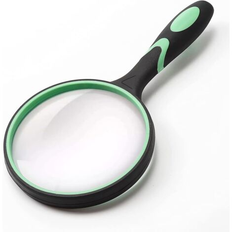 Loupe de lecture portable 10X pour seniors et enfants - 100 mm 4I