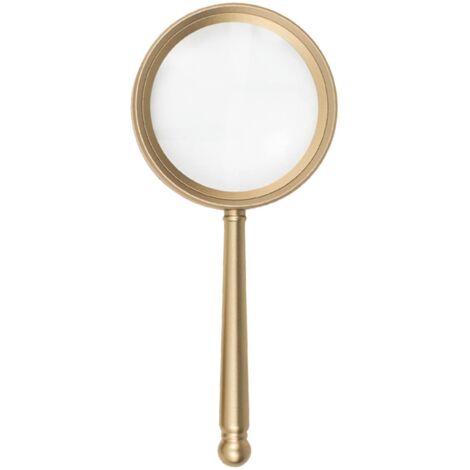 Loupe de lecture portable grand format, grossissement 10x, pour livres et journaux - 75 mm