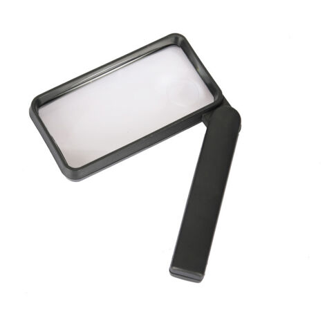Loupe de lecture rectangulaire pliable de poche