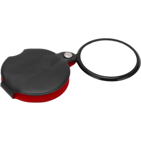 Loupe de poche 3X avec manche antidérapant ABS, résistante aux rayures et flexible pour une clarté optimale.