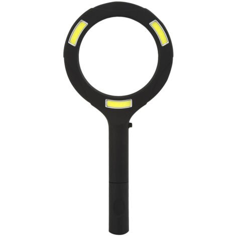 Loupe de poche portable à éclairage LED grossissant 3x pour vérifier et explorer la lecture
