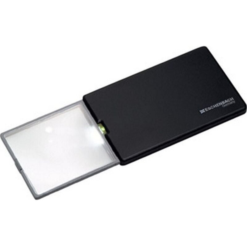Loupe de poche éclairante easy Pocket, Grossissement : 3 fois, Dimensions 86 x 54 x 6 mm