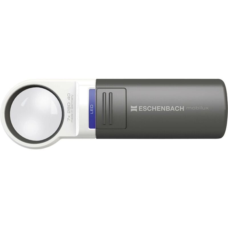 Eschenbach 151112 Loupe à main avec éclairage LED Grossissement: 12.5 x Lentille: (Ø) 35 mm C58866