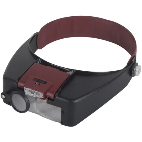 Loupe Frontale avec Éclairage LED pour Lecture, Réparation et Travail de Précision