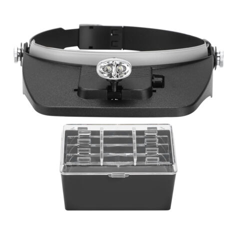 Loupe frontale LED pour apiculture avec miroir grossissant