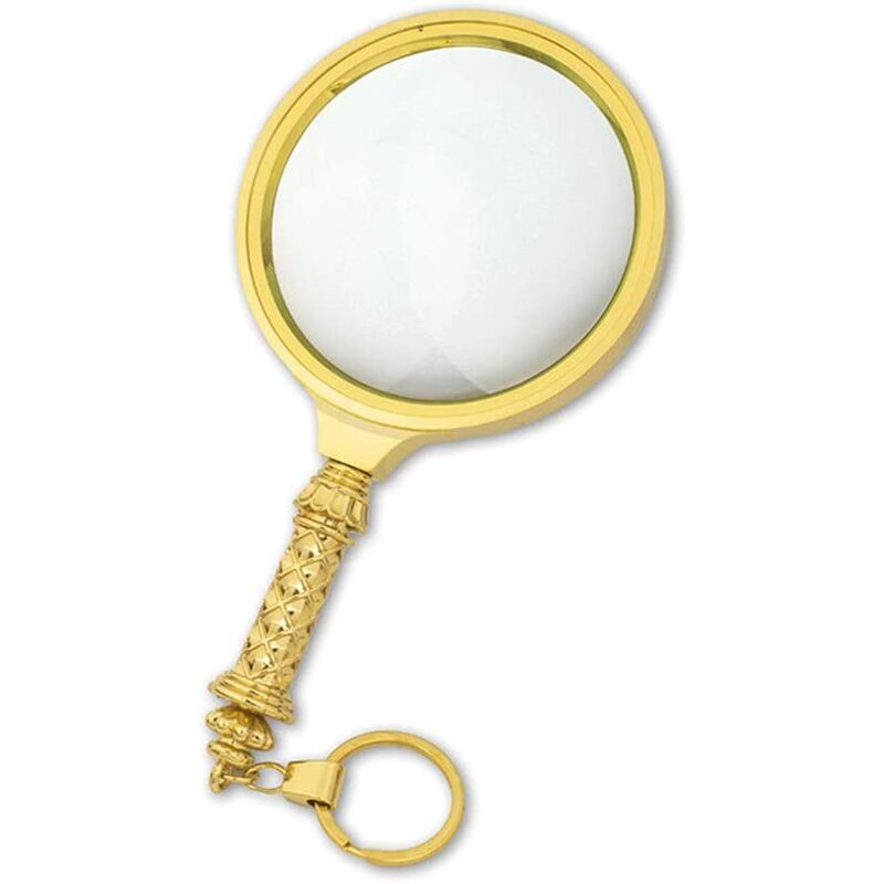 Coucou - Loupe Lecture Grossissement 8X Portable Porte-clés pour Bijoux Peinture Sculpture Artisanat Timbres Couture Réparation UC17