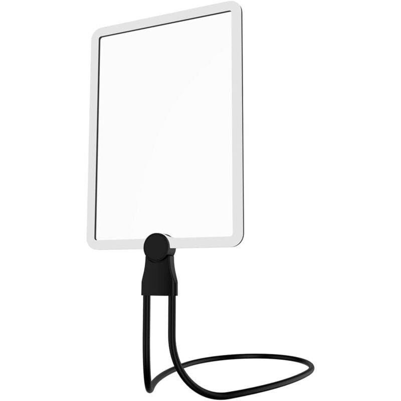 Loupe mains libres rechargeable 5X avec lumière, loupe haute définition à col de cygne, adaptée au port du cou pour réparer la basse vision,