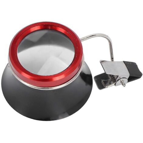 Loupe oculaire professionnelle portable 5X avec clip pour la réparation de montres, de pièces de monnaie et de timbres