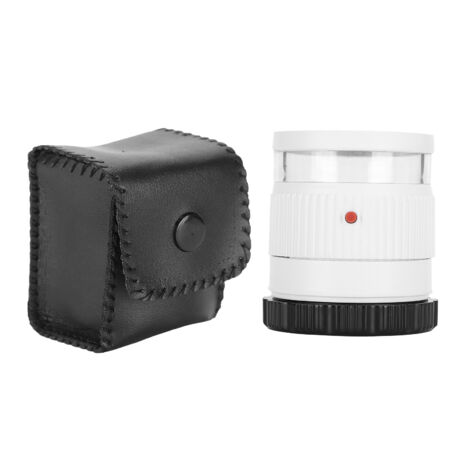 Loupe optique 30X avec échelle portable et réglable, loupe blanche pour lecture et inspection détaillée