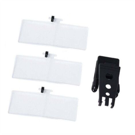 Loupe Optique Pliante Clip Sur Lunettes Grossissement 1.5X 2.5X 3.5X Lentilles Acrylique 85X30Mm