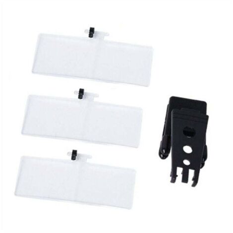 Loupe Optique Pliante Clip Sur Lunettes Grossissement 1.5X 2.5X 3.5X Lentilles Acrylique 85X30Mm