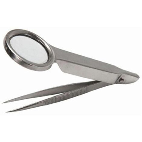 Loupe portative avec pince de précision et outils de réparation