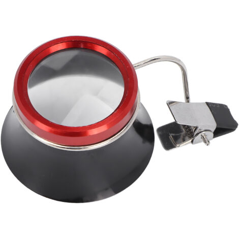 Loupe Professionnelle 5X Portable avec Pince pour Bijoux, Montres et Pièces