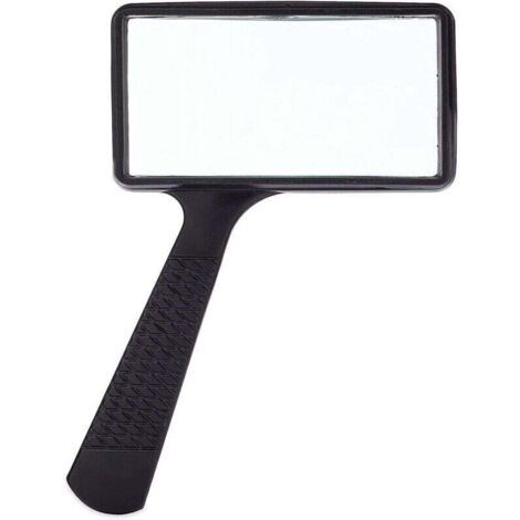 Loupe rectangulaire géante (grossissement x3) - lentille en verre résistant aux rayures - large champ de vision horizontal
