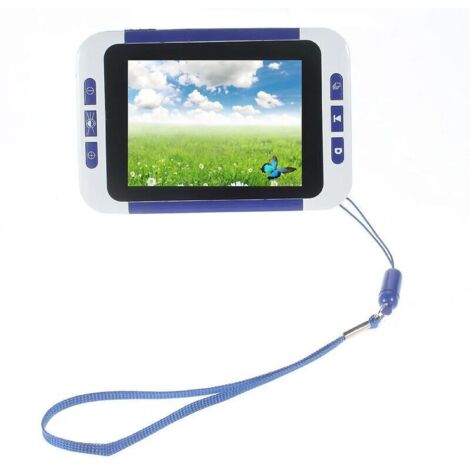 Loupe vidéo de visualisation numérique de lecture portable LCD 3,5" aidant à la vue 2x-32x lecture pour les personnes âgées malvoyantes (spécifications UE),de DEBUNS
