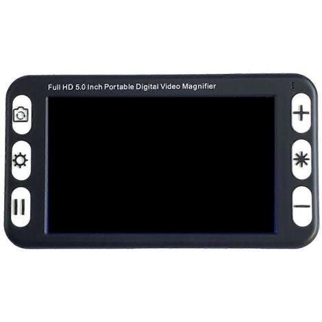 Loupe vidéo numérique portable avec écran LCD 5 pouces et prise européenne