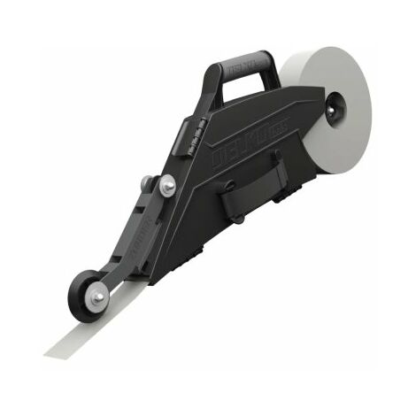 L'Outil Parfait – Banjo en plastique avec double roulette – Capacité d'enduit 2,2 kg – Pour rouleaux jusqu'à 150 m – Levier de débit ajustable