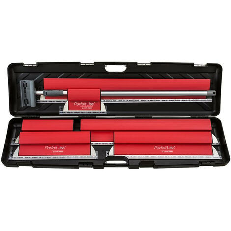 L'Outil Parfait – Kit complet de lissage 7 pièces – Lames en acier inoxydable 25 à 100 cm – Perche télescopique 2 x 1 m – 80428