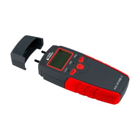 L'Outil Parfait – Détecteur d'humidité avec écran LCD – Mesure précise avec 2 aiguilles – Alimentation 9V – Pour matériaux variés