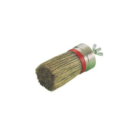 L'Outil Parfait – Guipon soies grises – Poils extra pour finition précise – Virole en acier nickelé – Tube 50mm pour peinture professionnelle