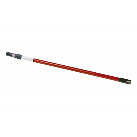 L'Outil Parfait – Perche télescopique clipsable 2 x 1 m en acier laqué – Système de blocage rapide – Compatible avec poignées creuses – 1483100