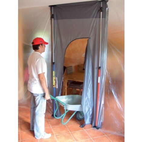 L'Outil Parfait – Porte anti-poussière 310x130 cm – Tissu nylon résistant à la déchirure – Fermeture éclair étanche – Pour espaces de travail protégés